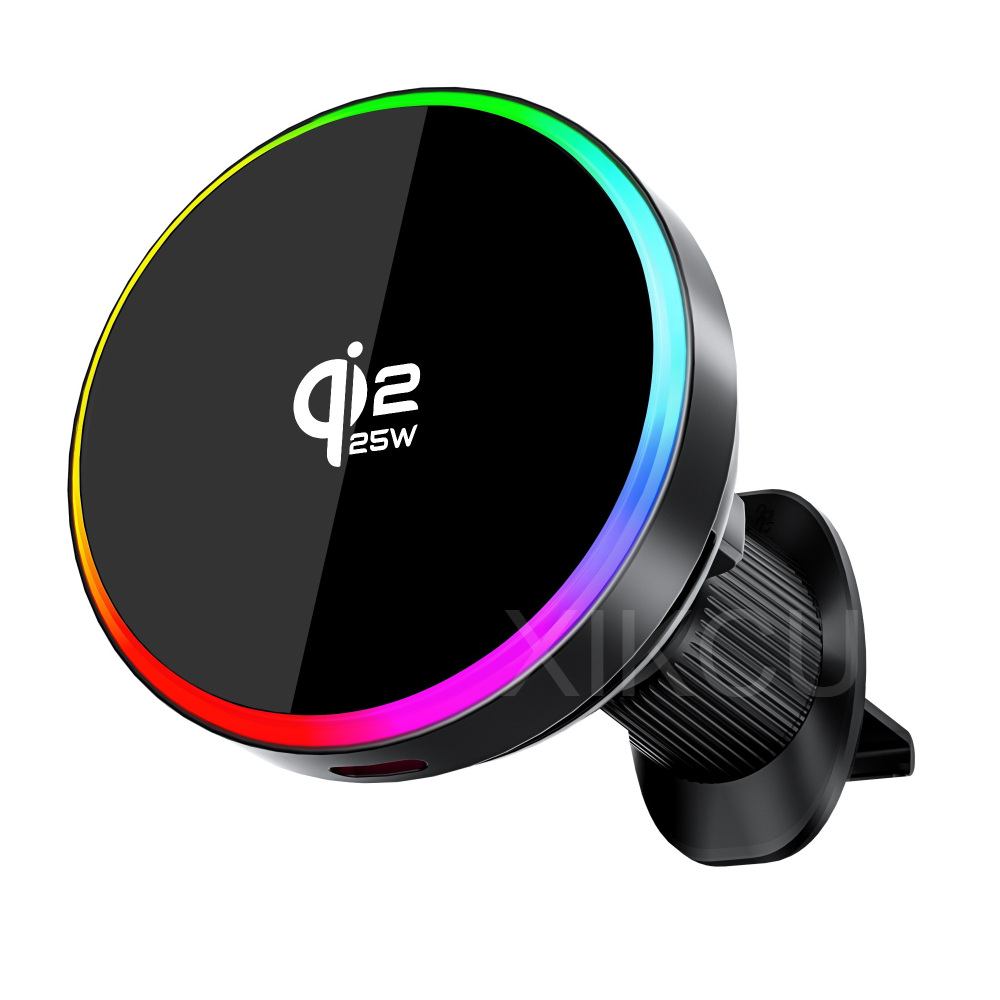 Magnetic Phone Holder For Car Vent - qi2.2 25W Car Wireless Charger for