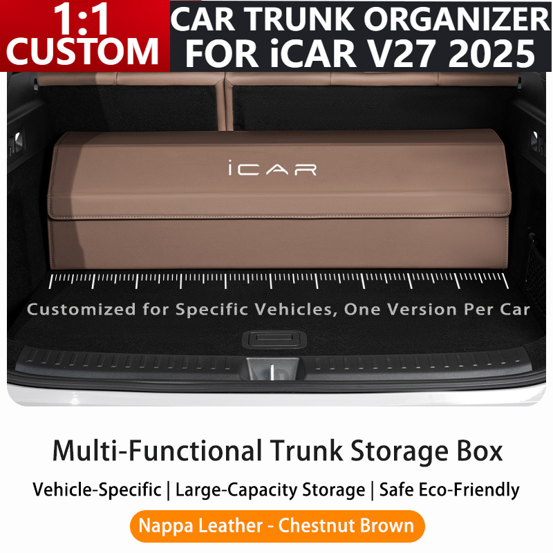 Car Trunk Organizer Foldable Storage Box - For ‌iCAR V27‌ 2025 Custom Car