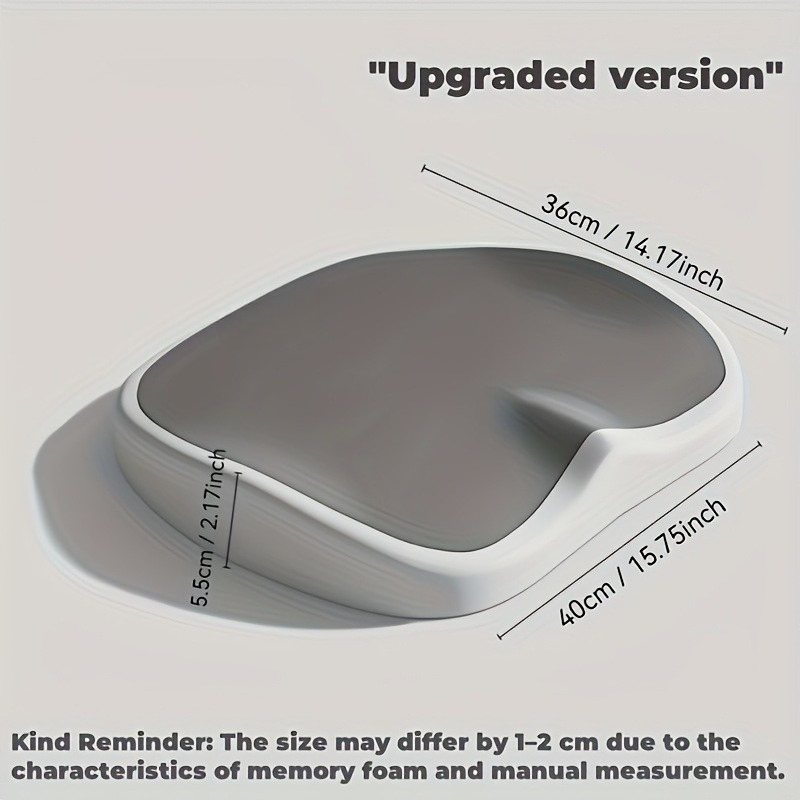 Ergonomic Memory Foam Seat Cus - огляд і ціна Memory Foam Car Neck Pillow Lumbar Support