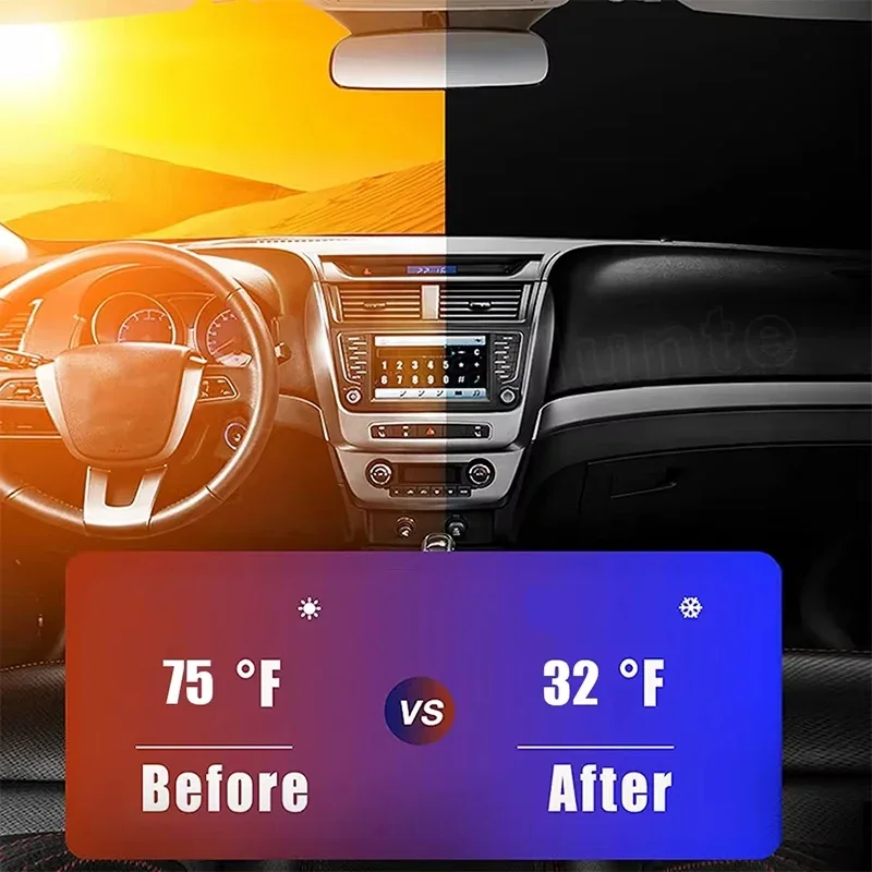 Car Sunshade UV Reflection Win - огляд і ціна Car Sunshade Windshield Umbrella Foldable