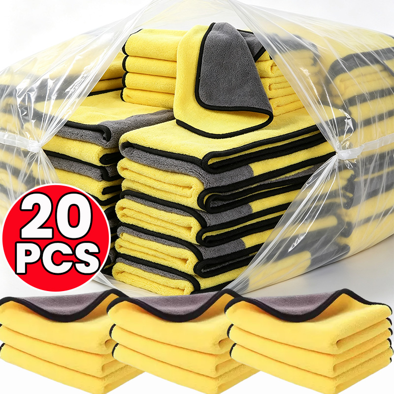1/20pcs Car Cleaning Microfibe - огляд і ціна Microfiber Car Drying Towel Super Absorbent