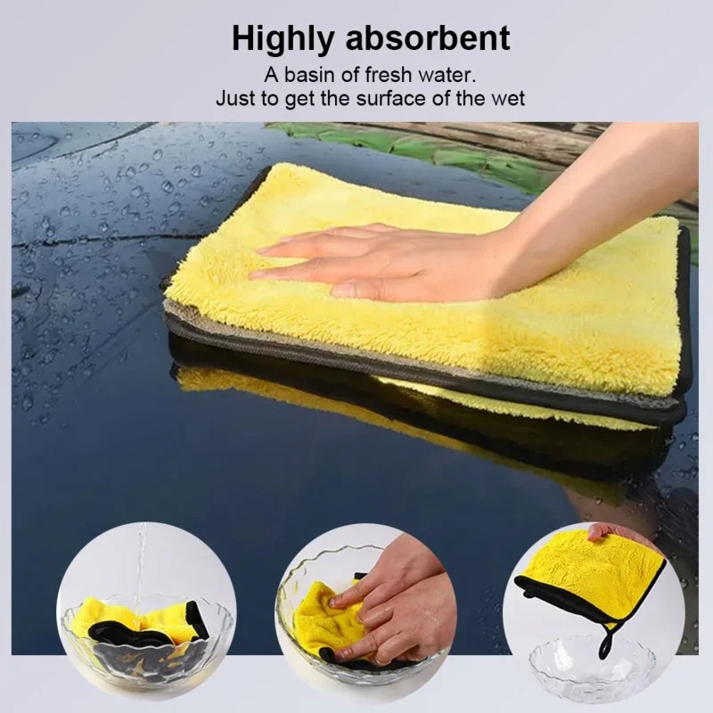 1/20pcs Car Cleaning Microfibe - огляд і ціна Microfiber Car Drying Towel Super Absorbent