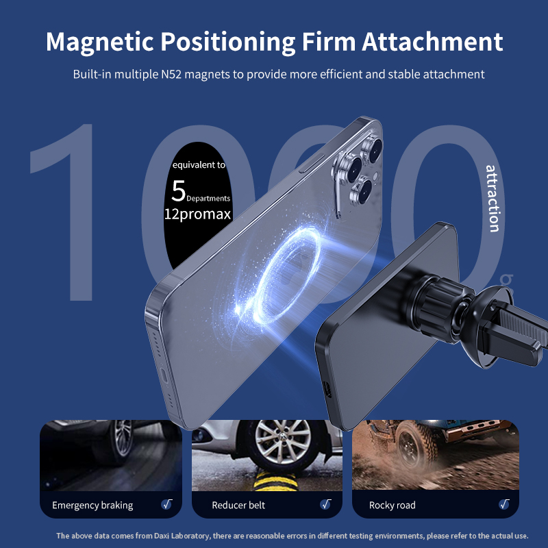 Magnetic Wireless Car Charger  - огляд і ціна Magnetic Phone Holder For Car Vent