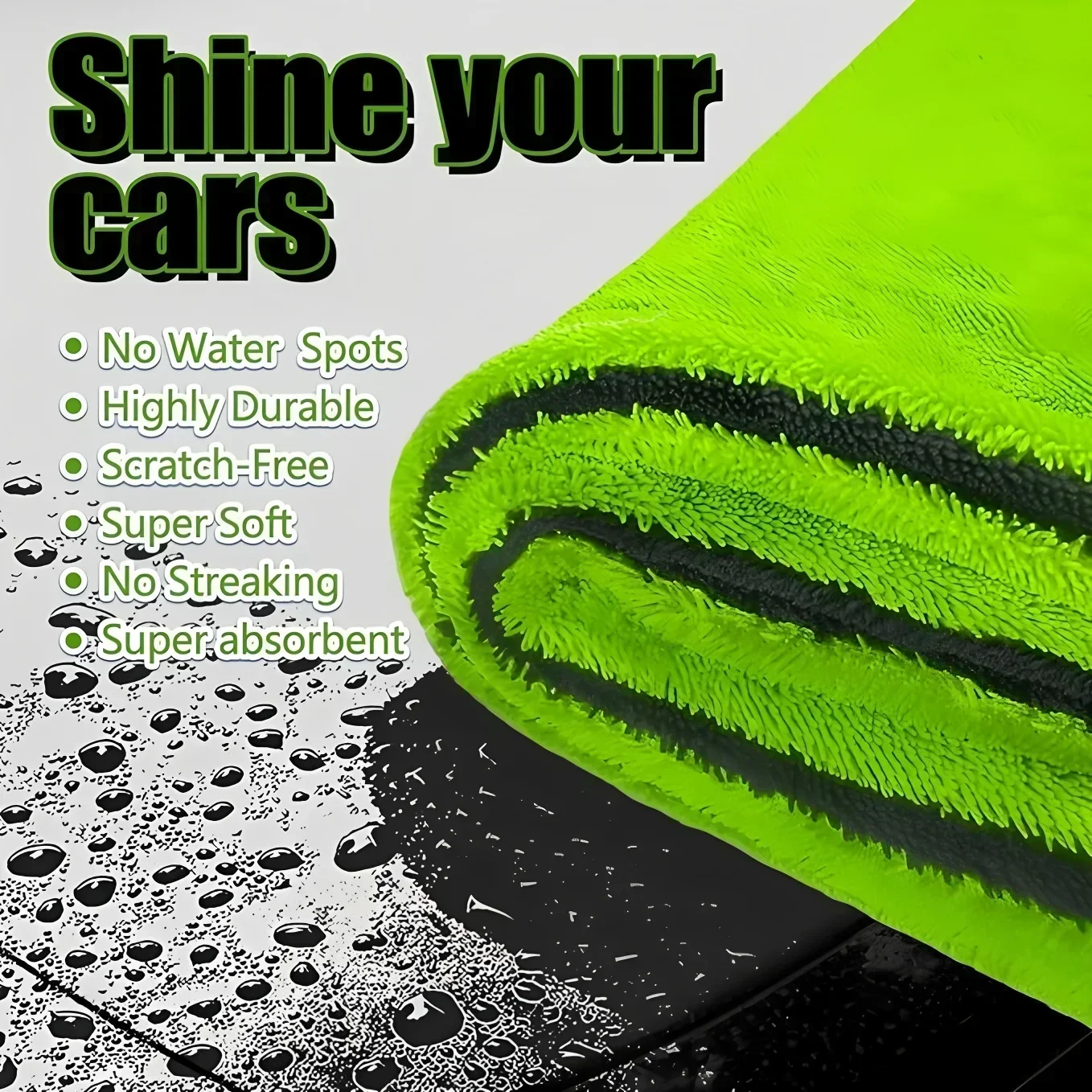 Car Drying Towel Super Absorbe - огляд і ціна Microfiber Car Drying Towel Super Absorbent