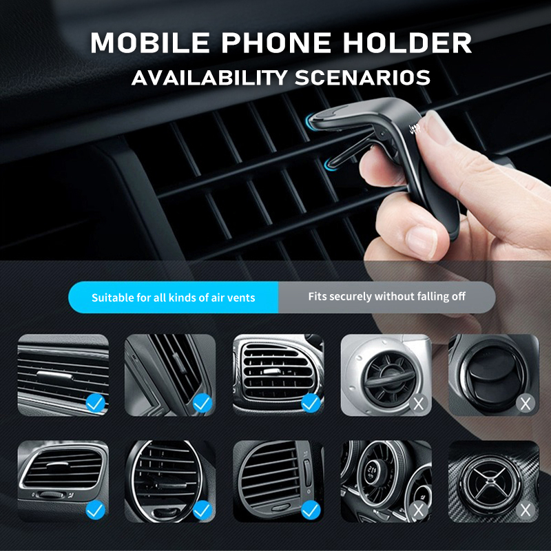 Car Air Vent Clip Magnetic Adj - огляд і ціна Magnetic Phone Holder For Car Vent