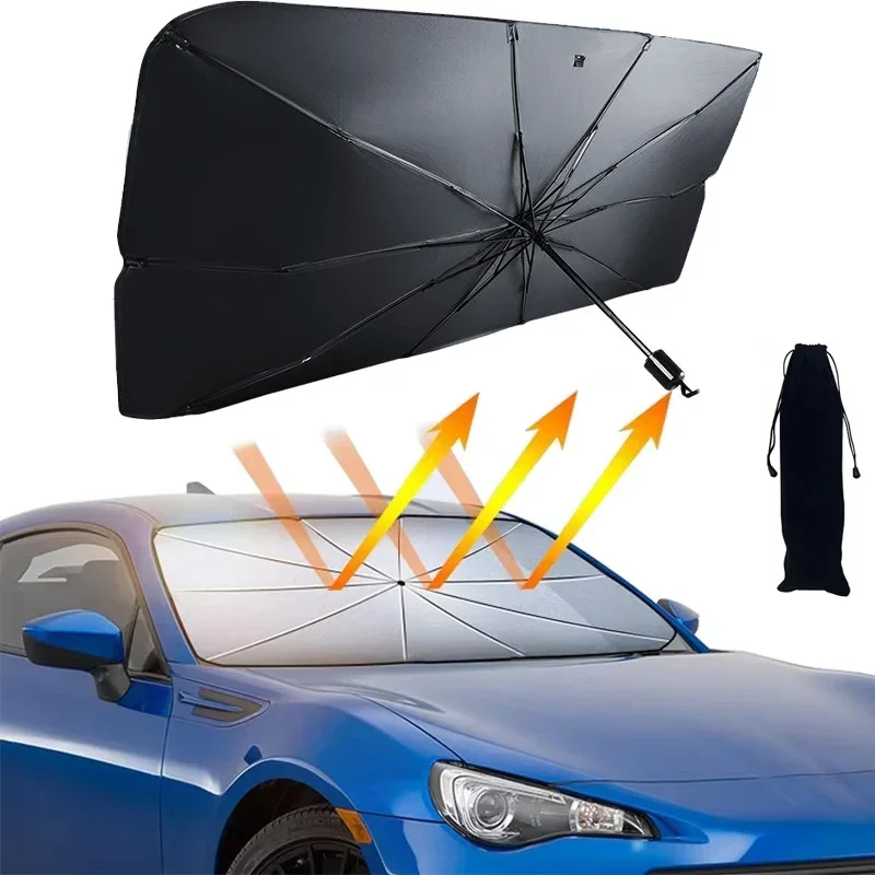 Car Windshield Sunshade Foldab - огляд і ціна Car Sunshade Windshield Umbrella Foldable