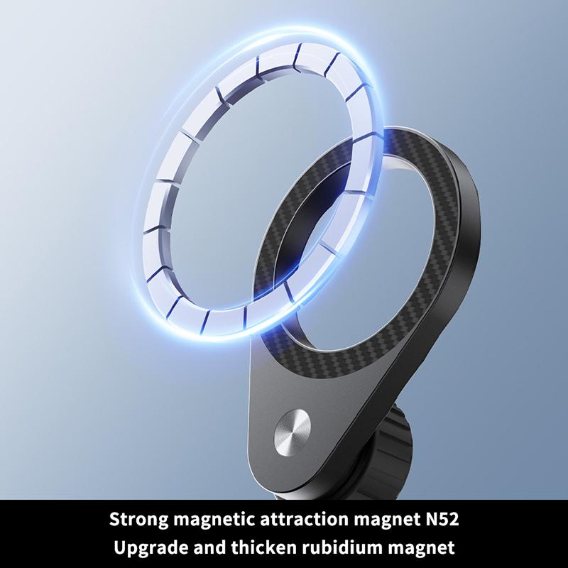 1Pcs Carbon Fiber Magnetic Car - огляд і ціна Magnetic Phone Holder For Car Vent