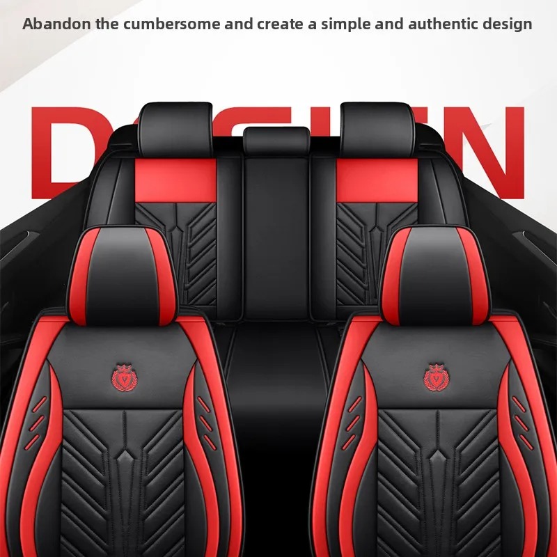 Breathable 5-Seater Car Seat C - огляд і ціна Leather Car Seat Covers Full Set Universal