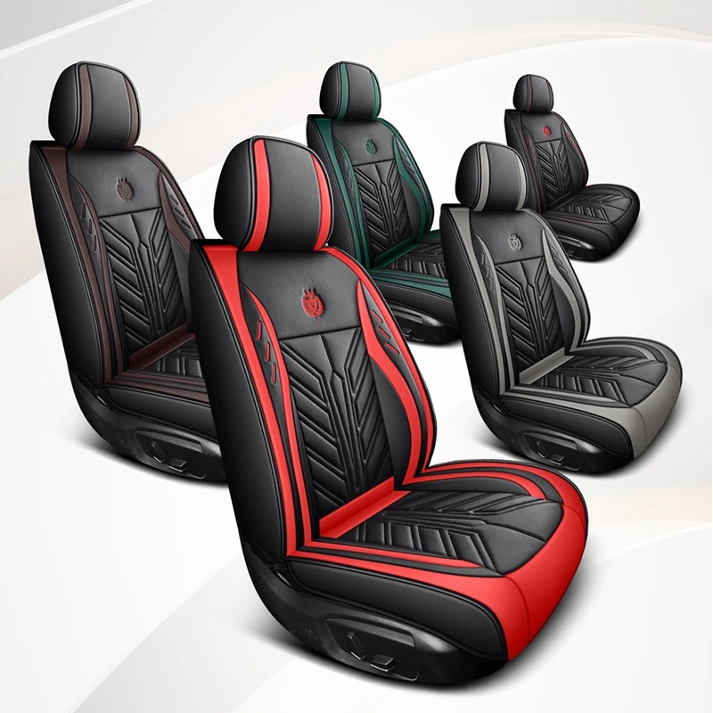 Breathable 5-Seater Car Seat C - огляд і ціна Leather Car Seat Covers Full Set Universal
