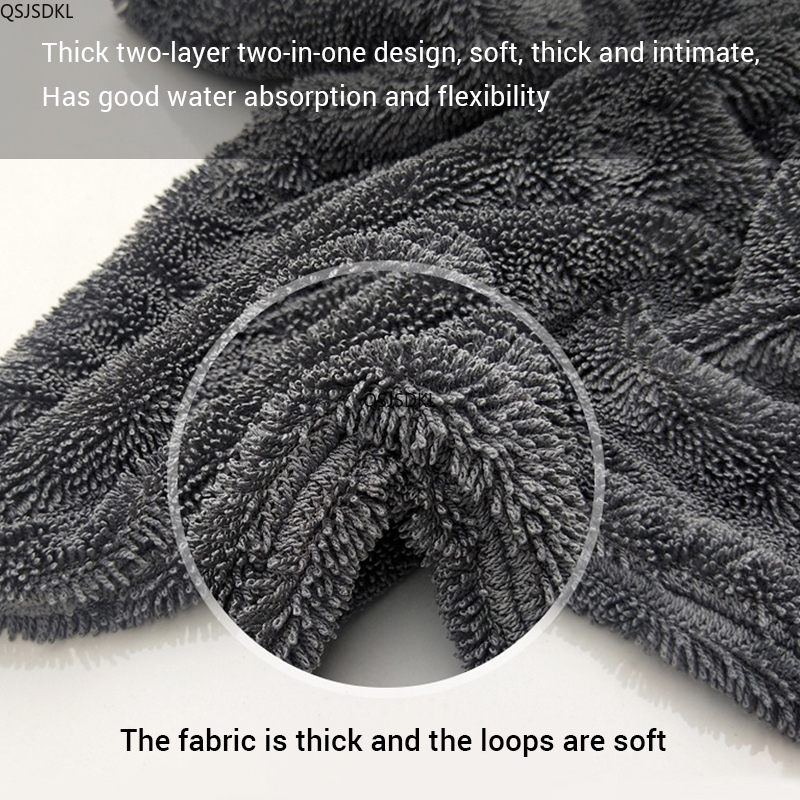 1200GSM/600GSM Microfiber Car  - огляд і ціна Microfiber Car Drying Towel Super Absorbent