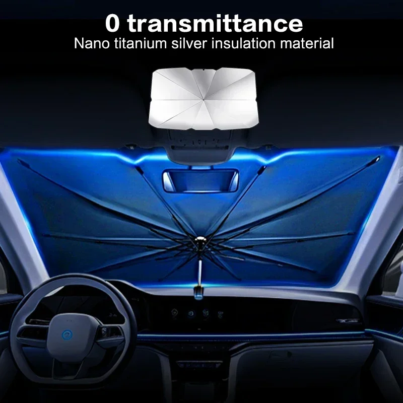Car Sunshade Windshield Umbrel - огляд і ціна Car Sunshade Windshield Umbrella Foldable