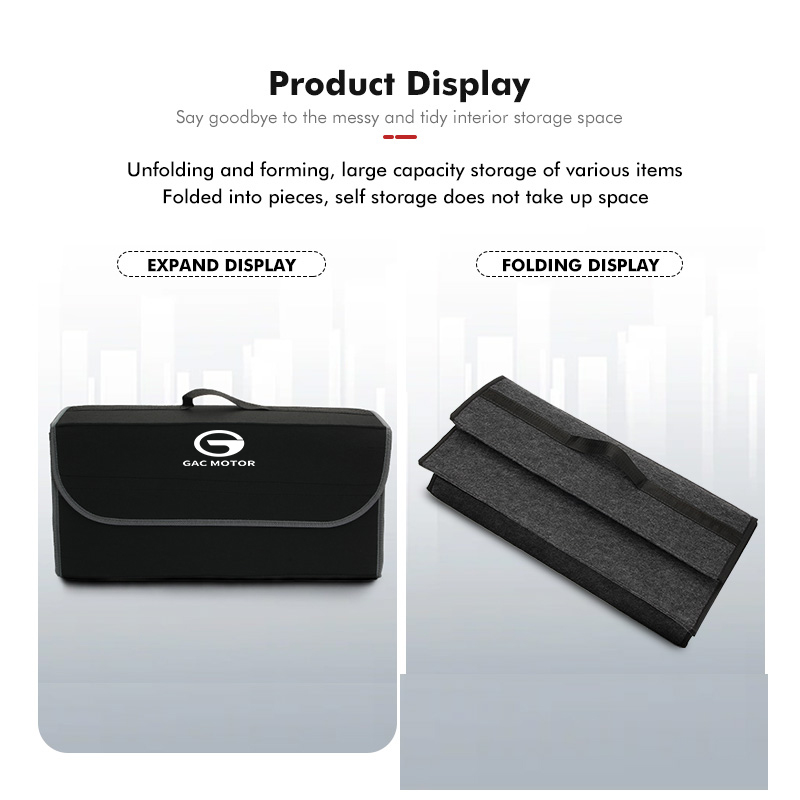 For GAC MOTOR Foldable Felt Ca - огляд і ціна Car Trunk Organizer Foldable Storage Box