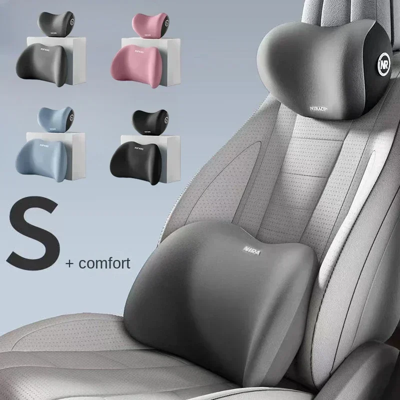 Car Neck Pillow Protector Memo - огляд і ціна Memory Foam Car Neck Pillow Lumbar Support