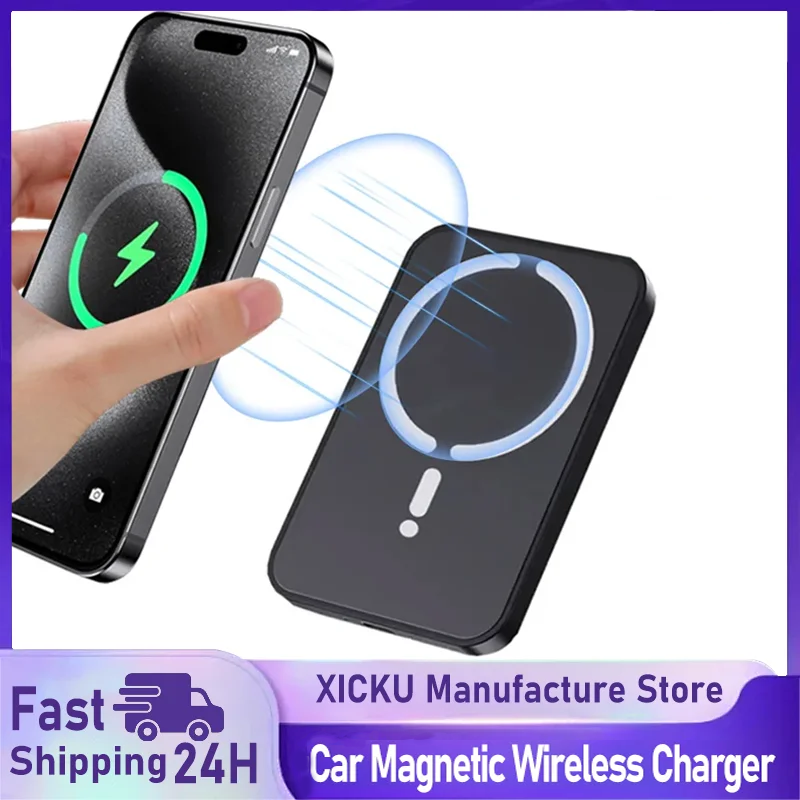Magnetic Car Wireless Charger  - огляд і ціна Wireless Car Charger Mount Fast Charging