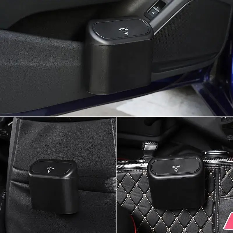 Mini Car Trash Can with Push-O - огляд і ціна Waterproof Car Trash Can With Lid