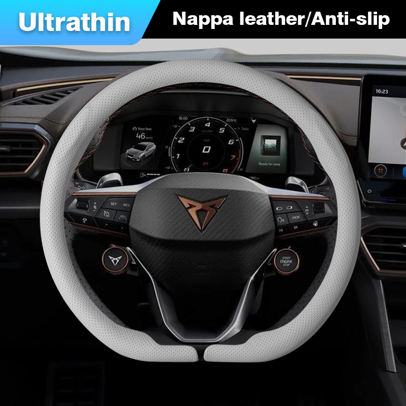 Compatible with Cupra Tavascan - огляд і ціна Car Steering Wheel Cover Anti Slip Breathable
