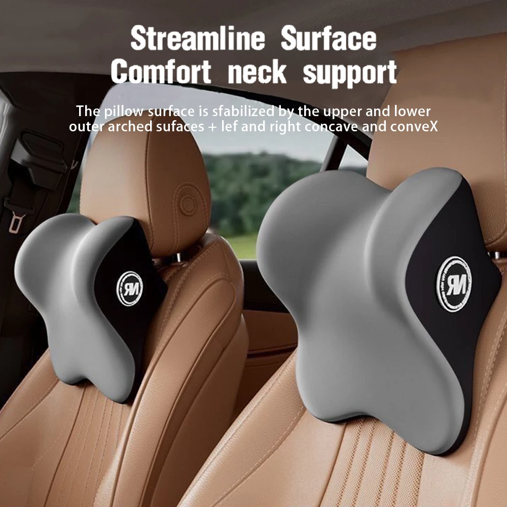 Car Memory Foam Headrest Set C - огляд і ціна Memory Foam Car Neck Pillow Lumbar Support