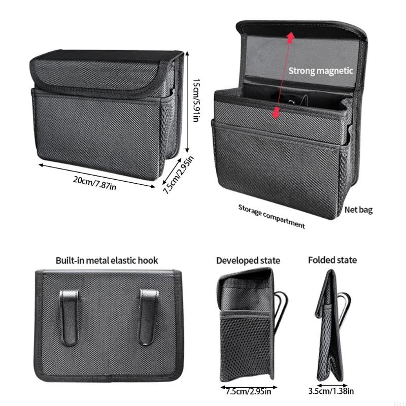 Car Back Storage Bag Trash Can - огляд і ціна Waterproof Car Trash Can With Lid