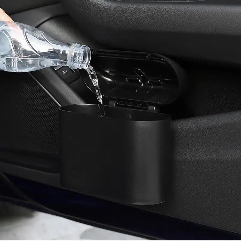 Wholesale Portable Plastic Car - огляд і ціна Waterproof Car Trash Can With Lid