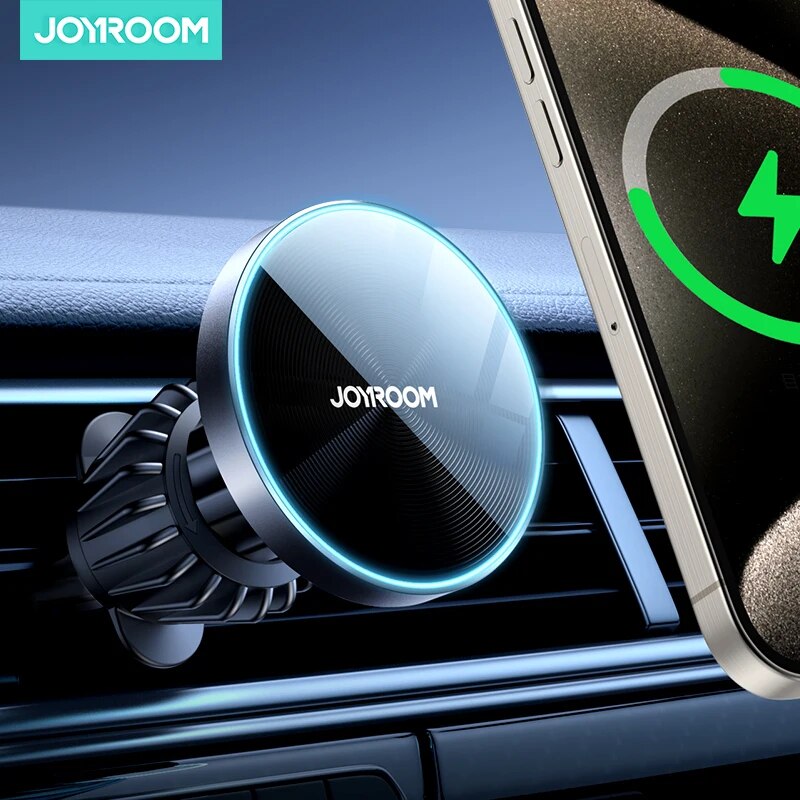 Joyroom Magnetic Car Phone Mou - огляд і ціна Wireless Car Charger Mount Fast Charging