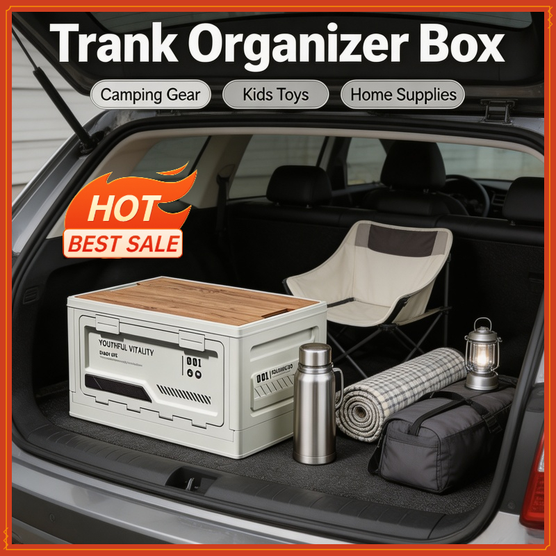 Outdoor Storage Box Camping Fo - огляд і ціна Car Trunk Organizer Foldable Storage Box