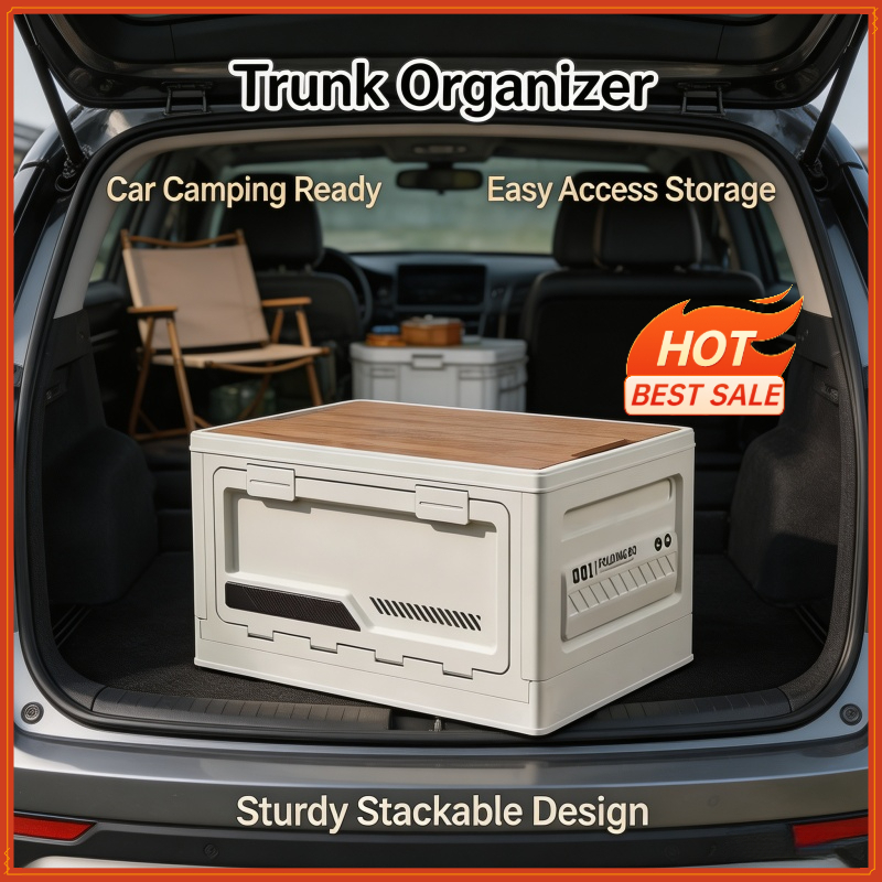Outdoor Storage Box Camping Fo - огляд і ціна Car Trunk Organizer Foldable Storage Box