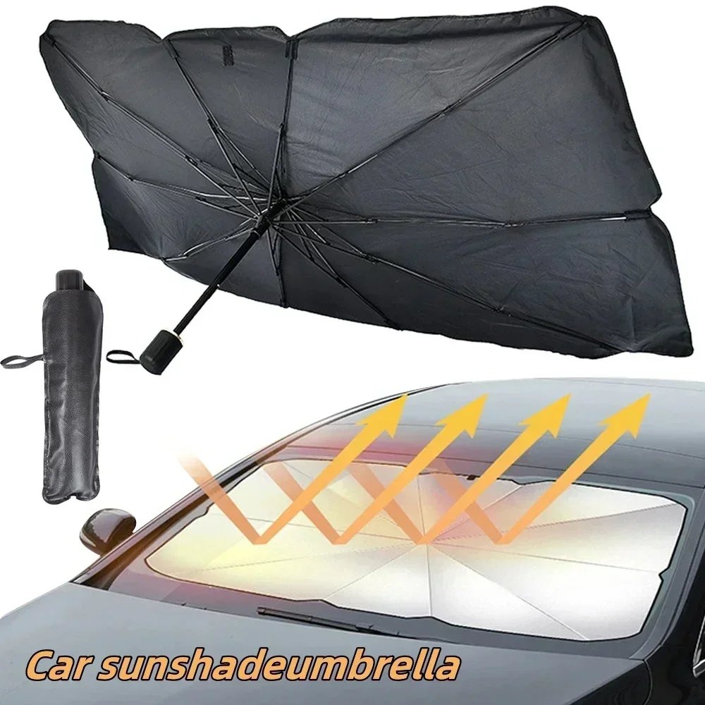 Car Windshield Sun Shade Umbre - огляд і ціна Car Sunshade Windshield Umbrella Foldable