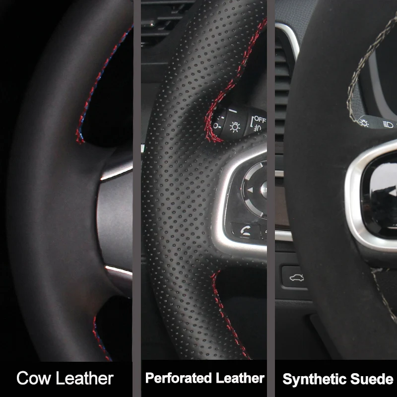 For Hyundai Elantra 4 2016-201 - огляд і ціна Car Steering Wheel Cover Anti Slip Breathable