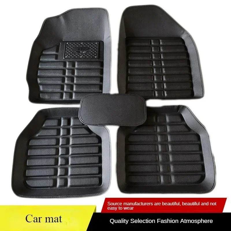 5pcs Premium Easy Clean Waterp - огляд і ціна Car Floor Mats Universal Waterproof Leather