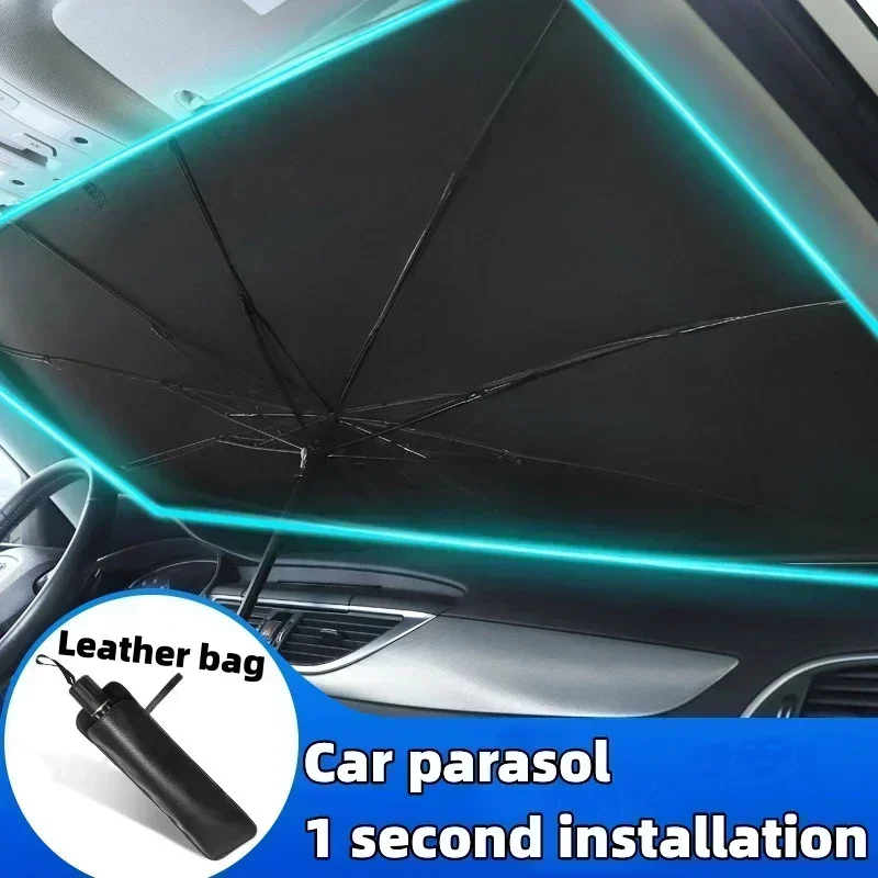 Car Windshield Sun Shade, Fold - огляд і ціна Car Sunshade Windshield Umbrella Foldable