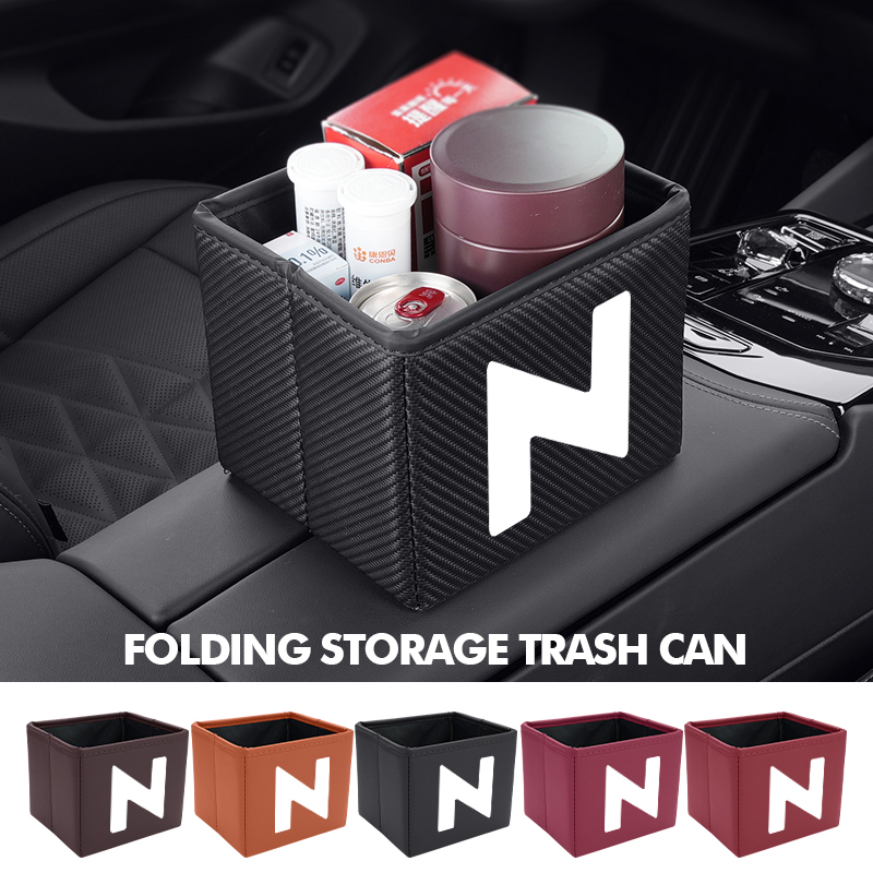Car Trash Can Foldable Garbage - огляд і ціна Waterproof Car Trash Can With Lid