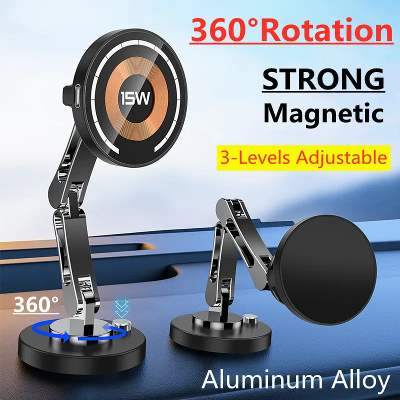 Magnetic Car Wireless Charger  - огляд і ціна Wireless Car Charger Mount Fast Charging
