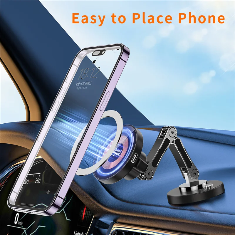 Magnetic Car Wireless Charger  - огляд і ціна Wireless Car Charger Mount Fast Charging