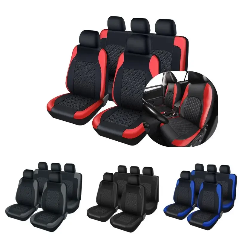 Universal Faux Leather Car Sea - огляд і ціна Leather Car Seat Covers Full Set Universal