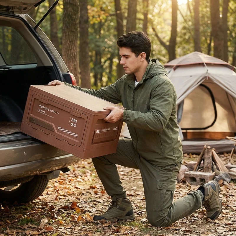 Outdoor Storage Box Camping Fo - огляд і ціна Car Trunk Organizer Foldable Storage Box