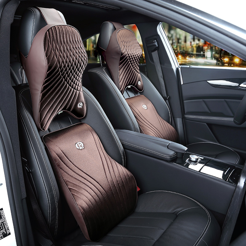 Memory Foam Car Pillow Set Pre - огляд і ціна Memory Foam Car Neck Pillow Lumbar Support