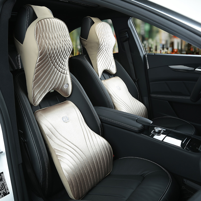 Memory Foam Car Pillow Set Pre - огляд і ціна Memory Foam Car Neck Pillow Lumbar Support