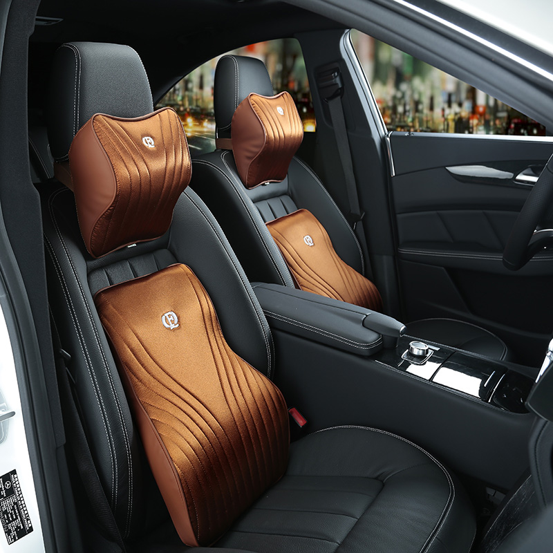 Memory Foam Car Pillow Set Pre - огляд і ціна Memory Foam Car Neck Pillow Lumbar Support
