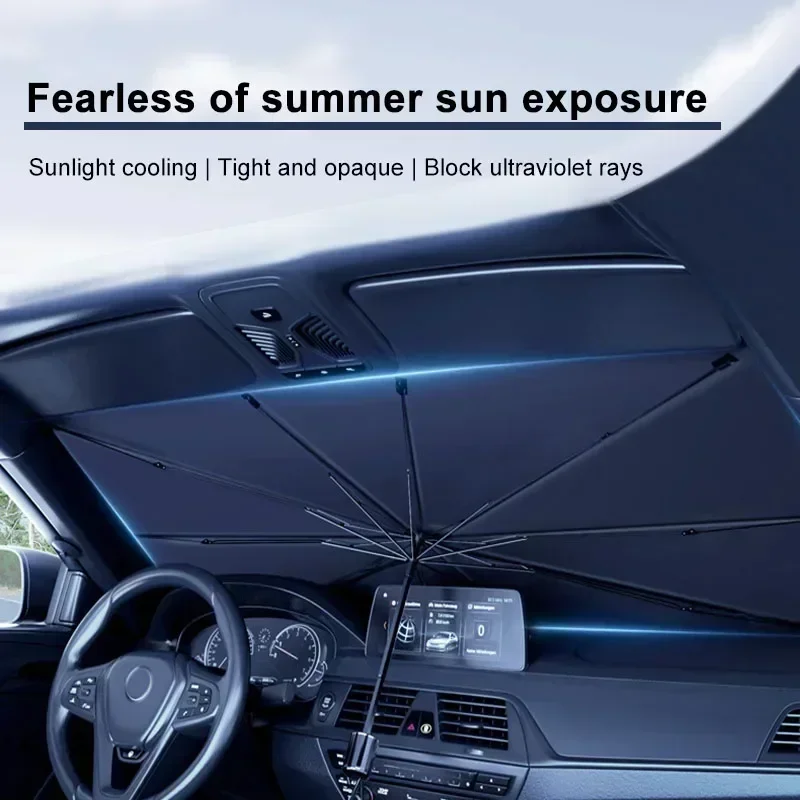 Car Sunshade Windshield Umbrel - огляд і ціна Car Sunshade Windshield Umbrella Foldable