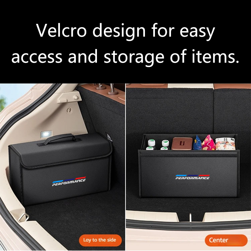 Car Leather Trunk Organizer Fo - огляд і ціна Car Trunk Organizer Foldable Storage Box