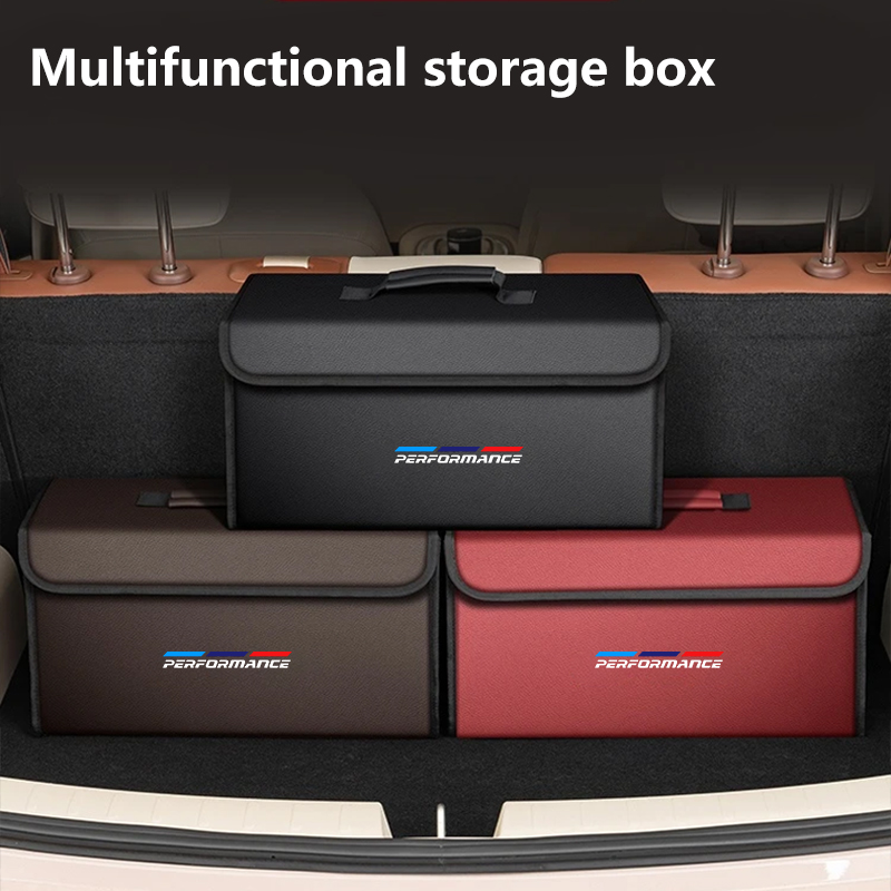 Car Leather Trunk Organizer Fo - огляд і ціна Car Trunk Organizer Foldable Storage Box