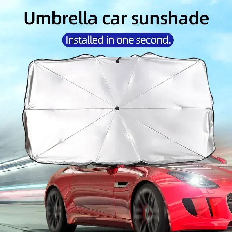 Foldable Car Windshield Sunsha - огляд і ціна Car Sunshade Windshield Umbrella Foldable
