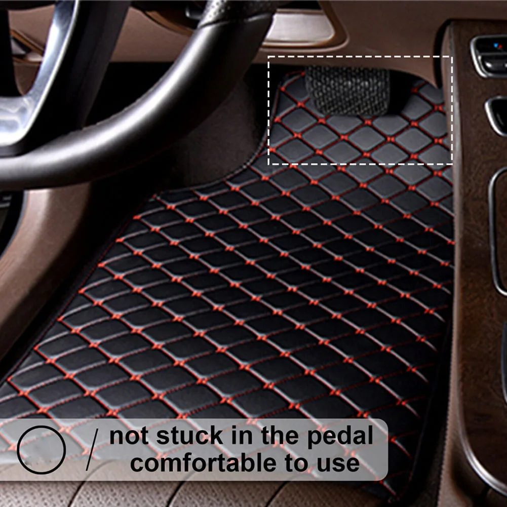 5PCS Universal Fit Car Floor M - огляд і ціна Car Floor Mats Universal Waterproof Leather