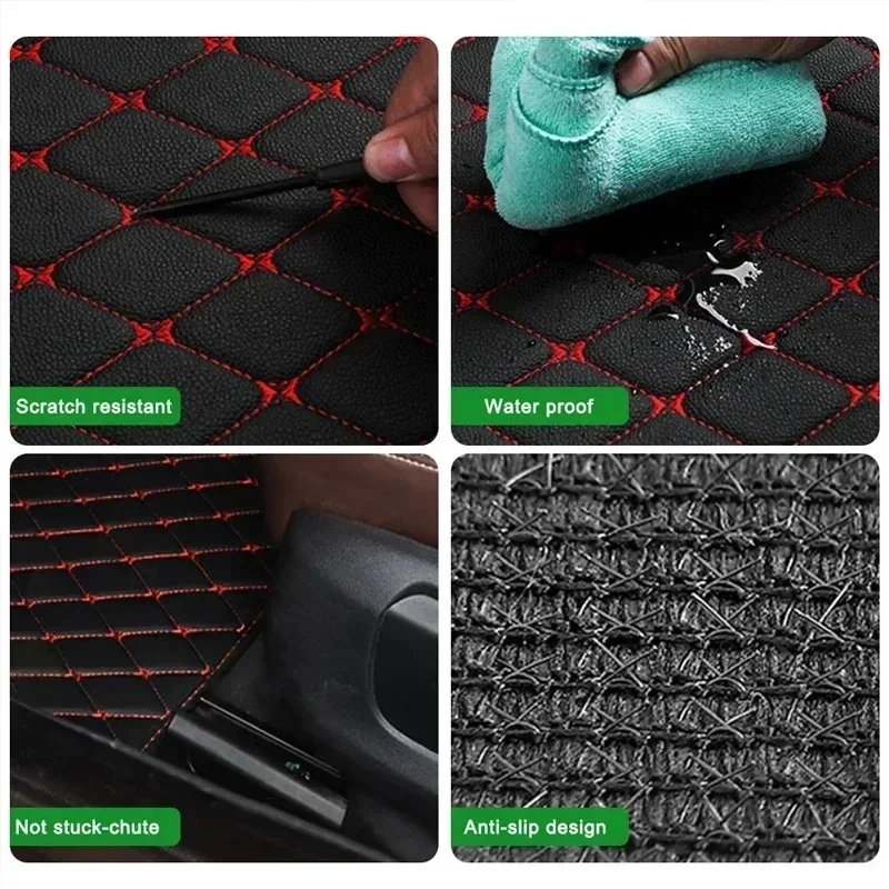 Car Floor Mats 4PCS Universal  - огляд і ціна Car Floor Mats Universal Waterproof Leather