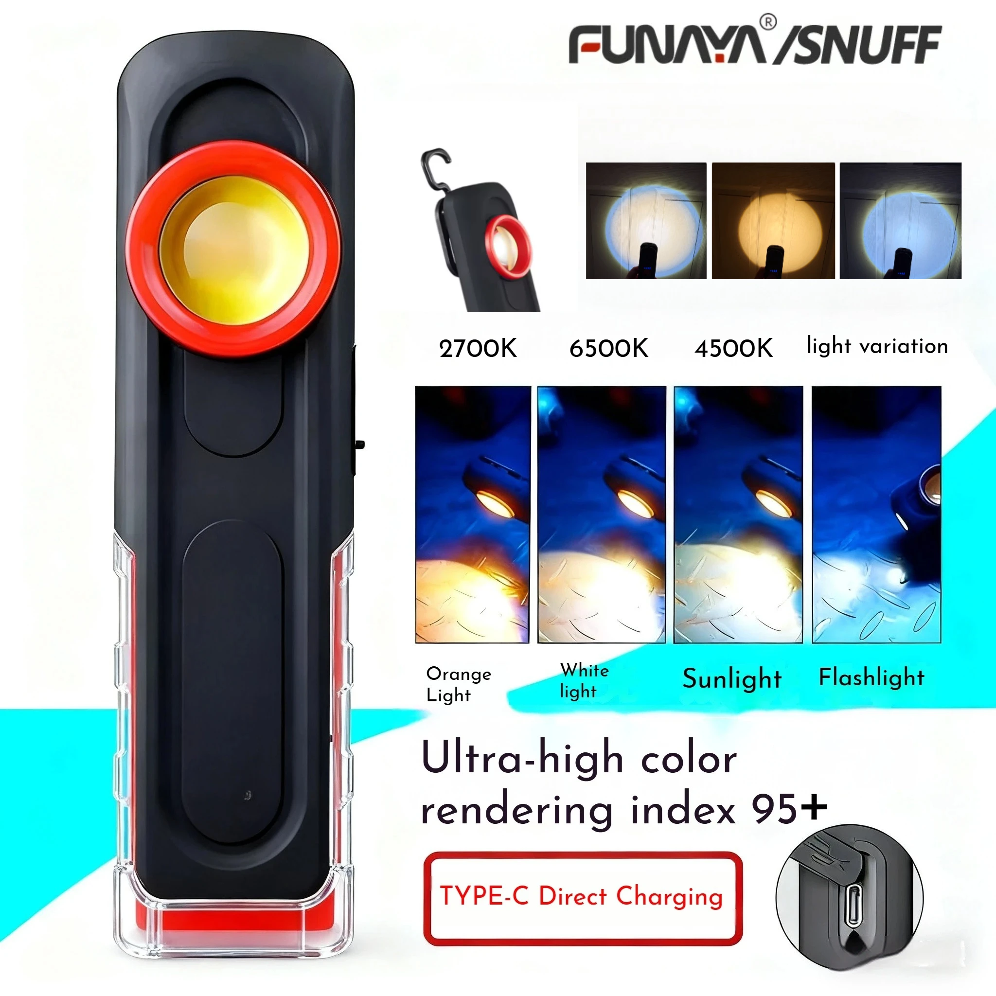 FUNAYA Portable Flashlight Car - огляд і ціна Auto Repair Tools