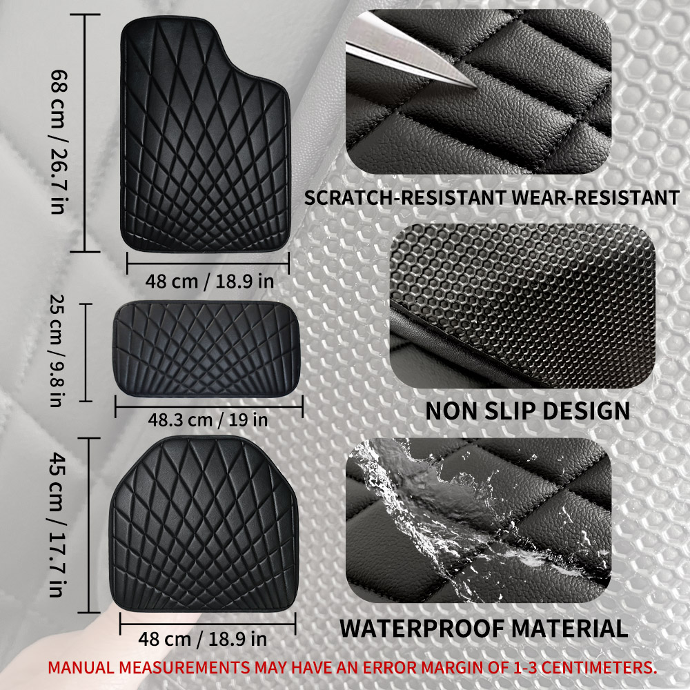 CAR PASS Universal 5PCS Leathe - огляд і ціна Car Floor Mats Universal Waterproof Leather