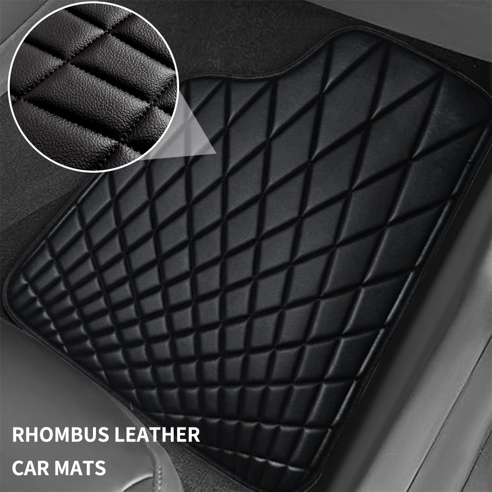 CAR PASS Universal 5PCS Leathe - огляд і ціна Car Floor Mats Universal Waterproof Leather