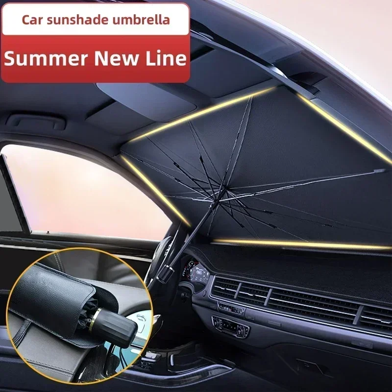Multi Purpose Convenient Folda - огляд і ціна Car Sunshade Windshield Umbrella Foldable