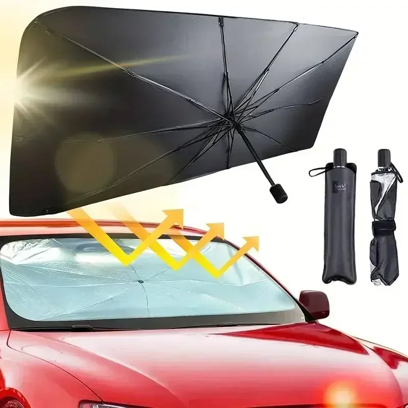 Multi Purpose Convenient Folda - огляд і ціна Car Sunshade Windshield Umbrella Foldable