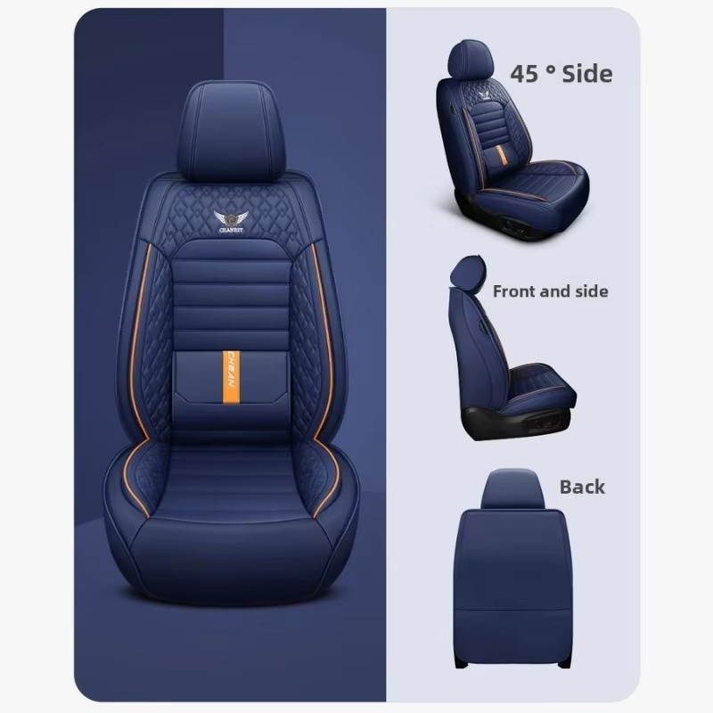 Luxury PU Leather Car Seat Cov - огляд і ціна Leather Car Seat Covers Full Set Universal
